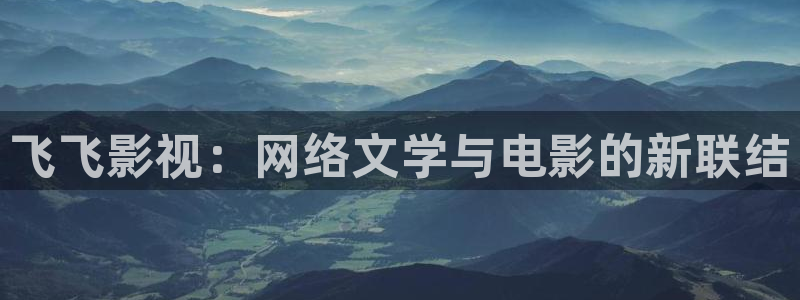 无敌神马琪琪观看影院在线：飞飞影视：网络文学与电影的新联结